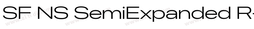 SF NS SemiExpanded R字体转换